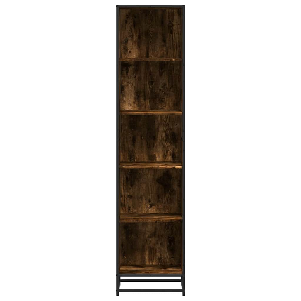 Bookshelf Smoked Oak 40x35x170.5 cm Wood Material