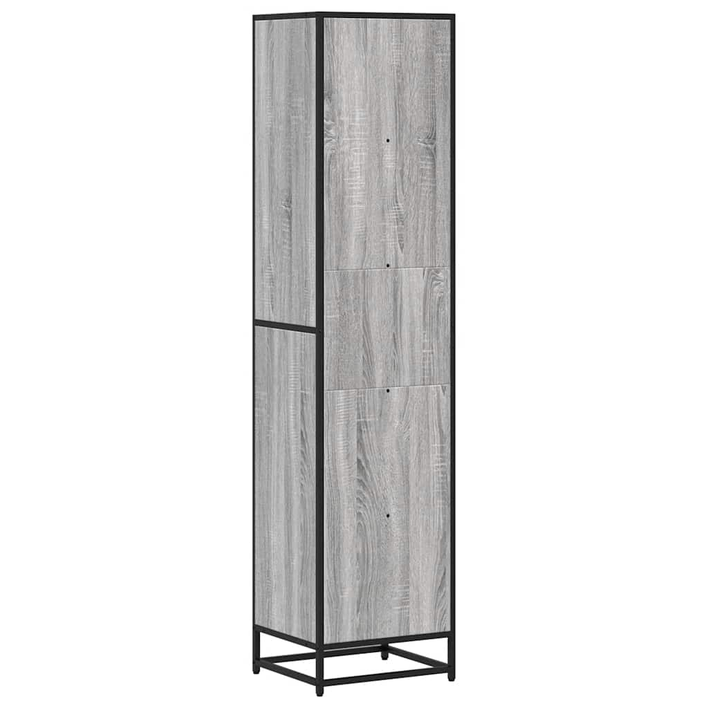 Bookshelf Gray Sonoma 40x35x170.5 cm Wood Material