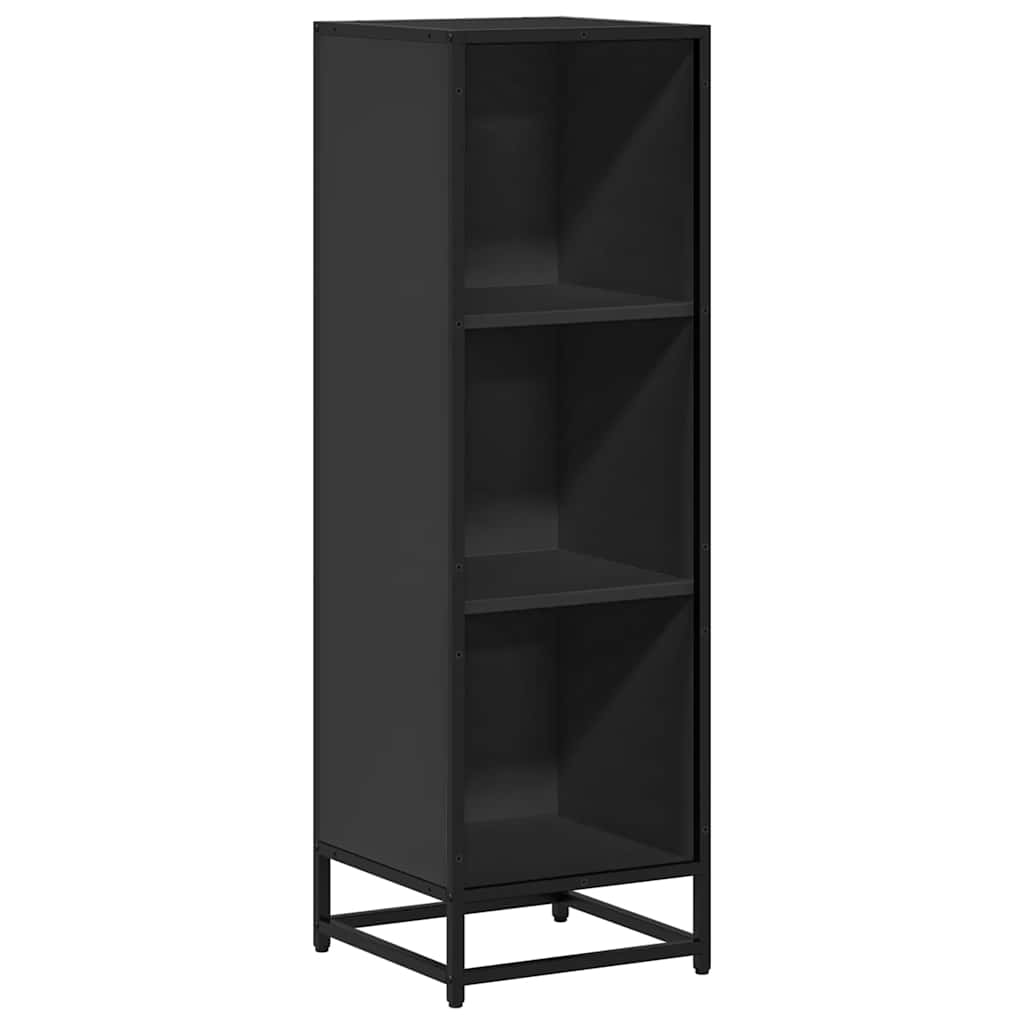 Bookshelf Black 33.5x33x107.5 cm Wood Material