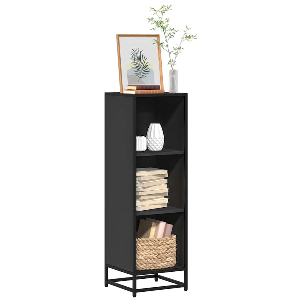 Bookshelf Black 33.5x33x107.5 cm Wood Material