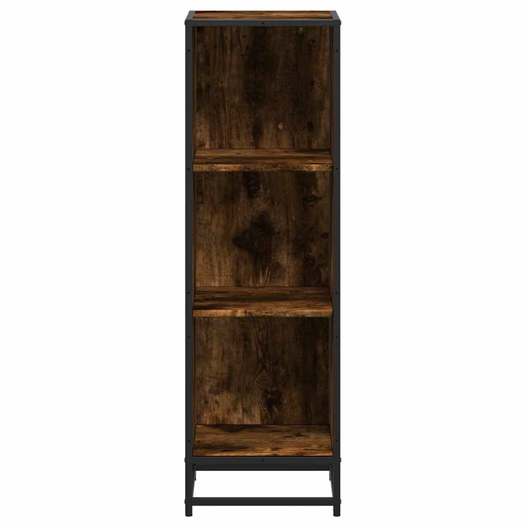 Bookshelf Smoked Oak 33.5x33x107.5 cm Wood Material