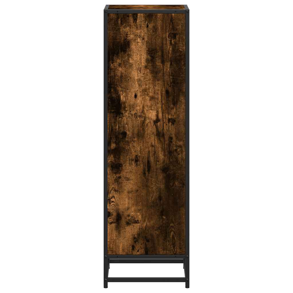 Bookshelf Smoked Oak 33.5x33x107.5 cm Wood Material