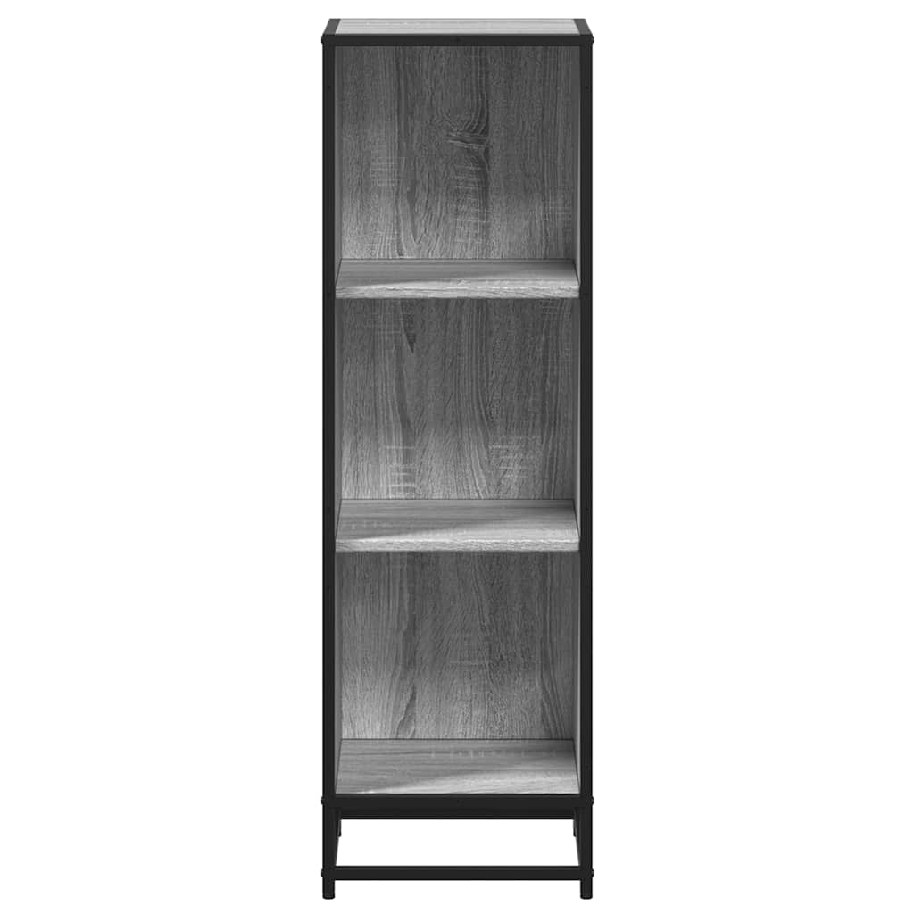 Bookshelf Gray Sonoma 33.5x33x107.5 cm Wood Material