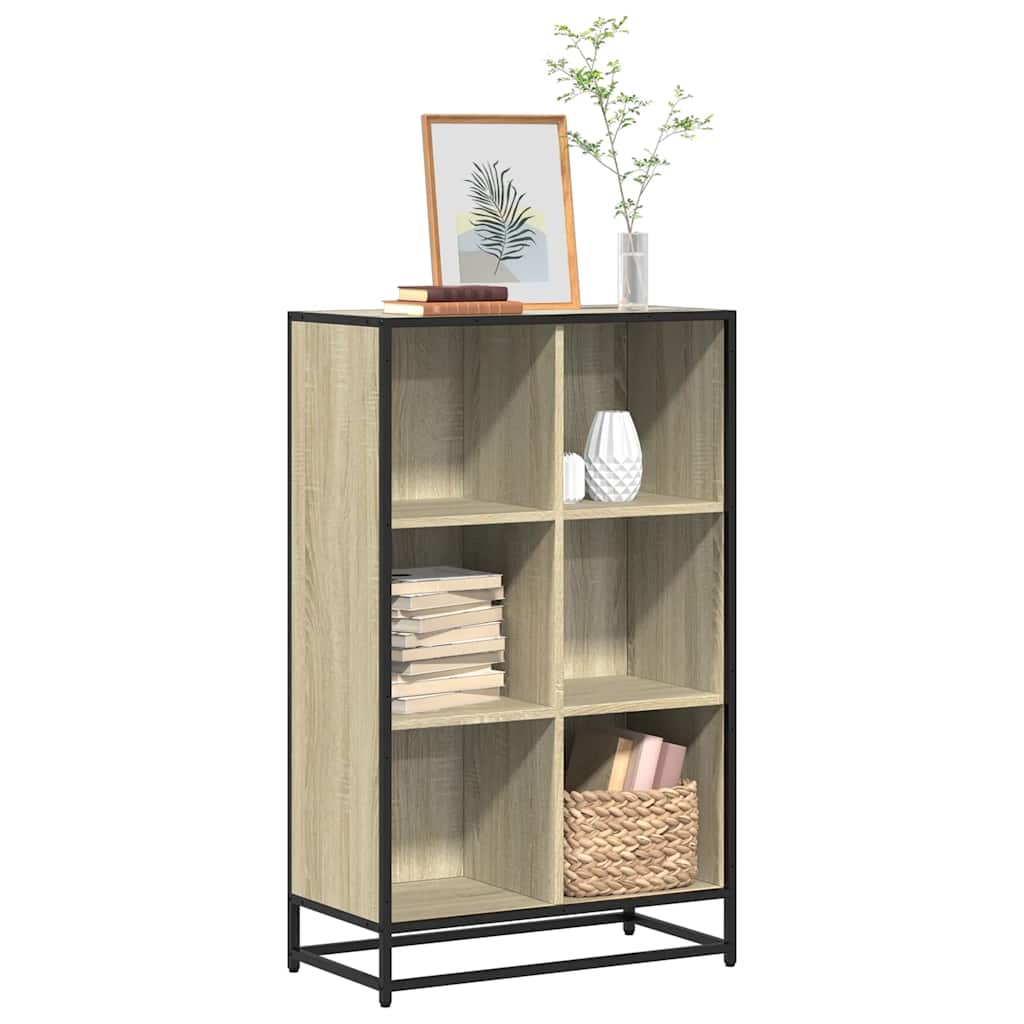 Bookshelf Sonoma Oak 65.5x33x107.5 cm Wood Material