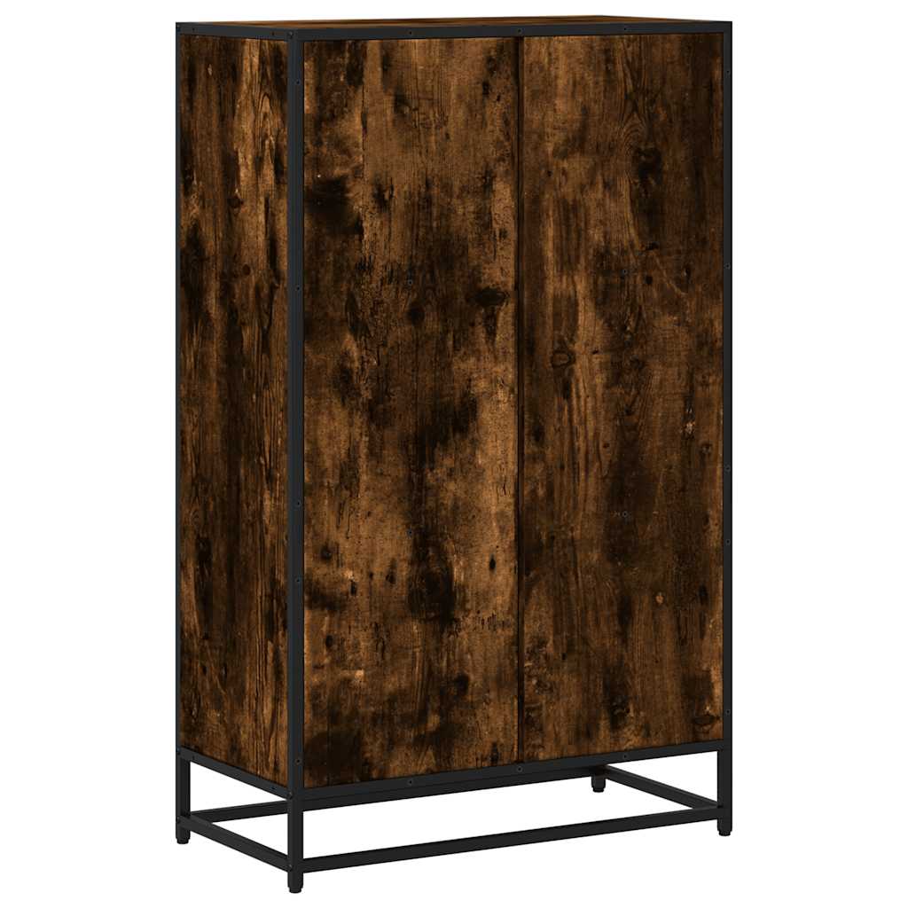 Bookshelf Smoked Oak 65.5x33x107.5 cm Wood Material