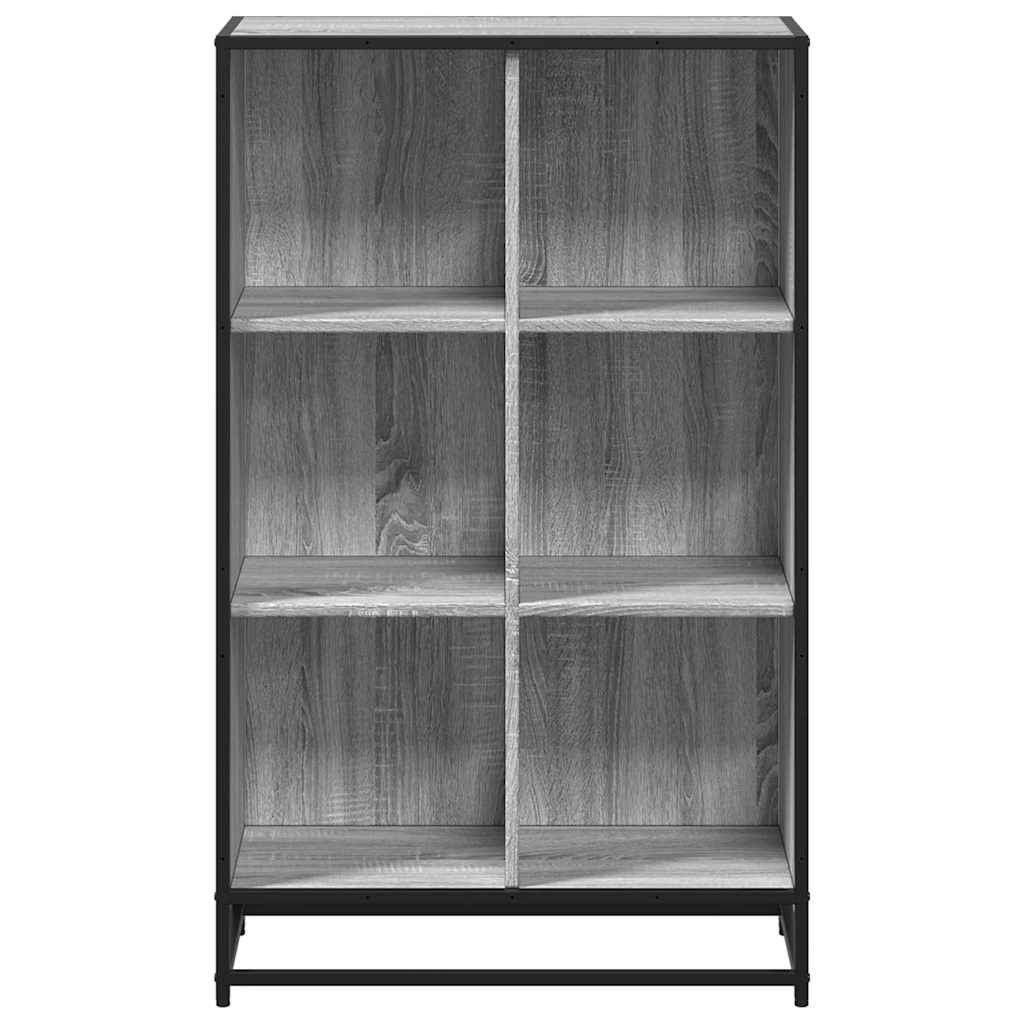 Bookshelf Gray Sonoma 65.5x33x107.5 cm Wood Material