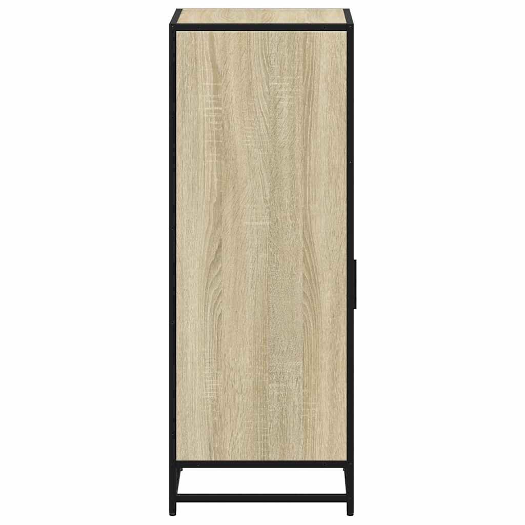 Bathroom Cabinet Sonoma Oak 35x37.5x100 cm Wood Material