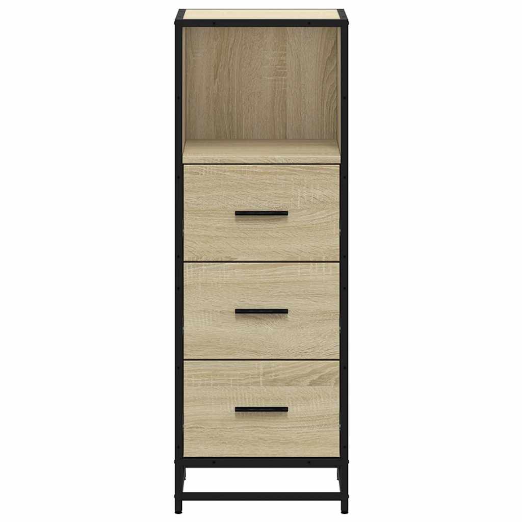 Badschrank Sonoma-Eiche 35x37,5x100 cm Holzwerkstoff