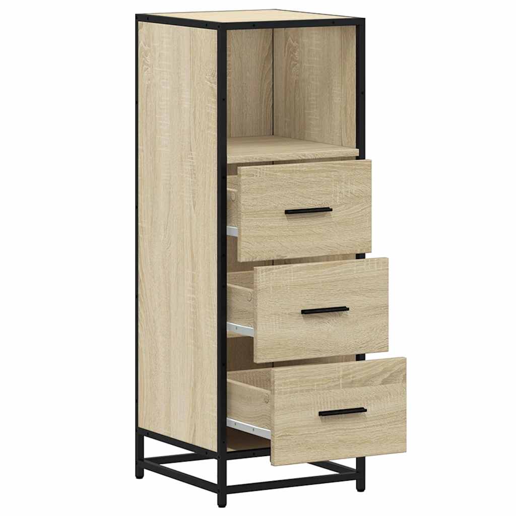 Badschrank Sonoma-Eiche 35x37,5x100 cm Holzwerkstoff