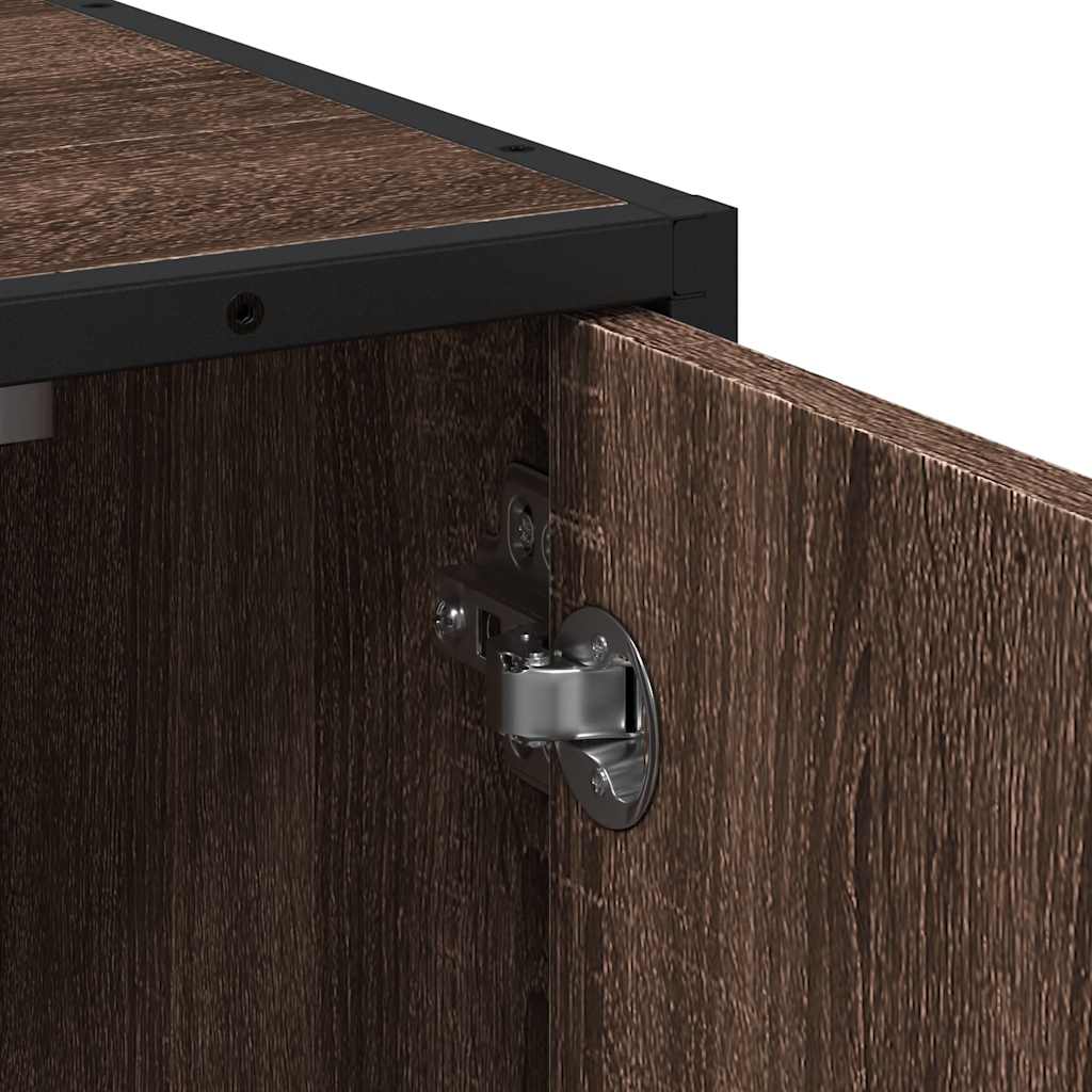 Washbasin Cabinet Brown Oak Look 65x33x60 cm