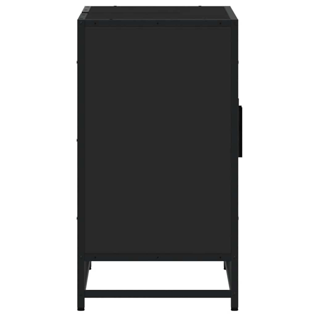 Washbasin Cabinet Black 90x33x60 cm Wood Material