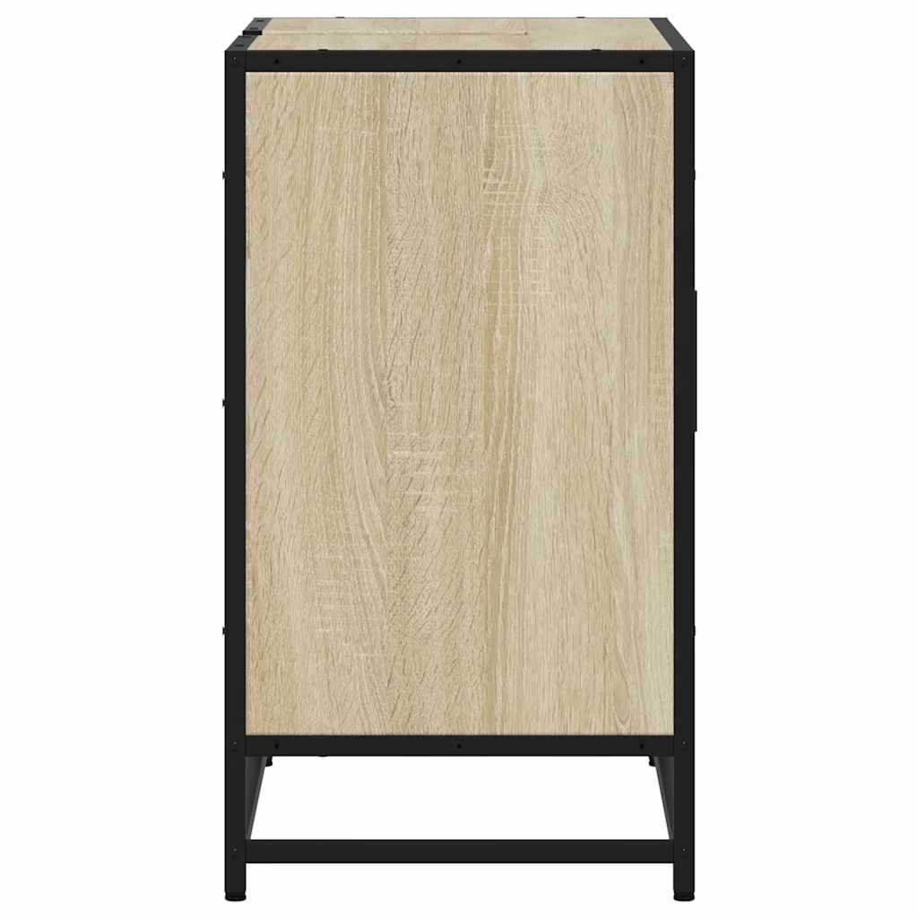 Badschrank Sonoma-Eiche 65x33x60 cm Holzwerkstoff