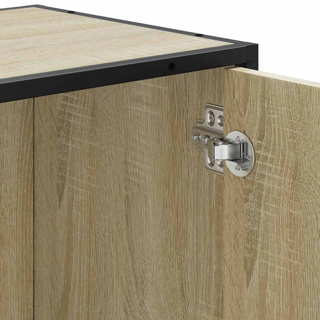 Badschrank Sonoma-Eiche 65x33x60 cm Holzwerkstoff