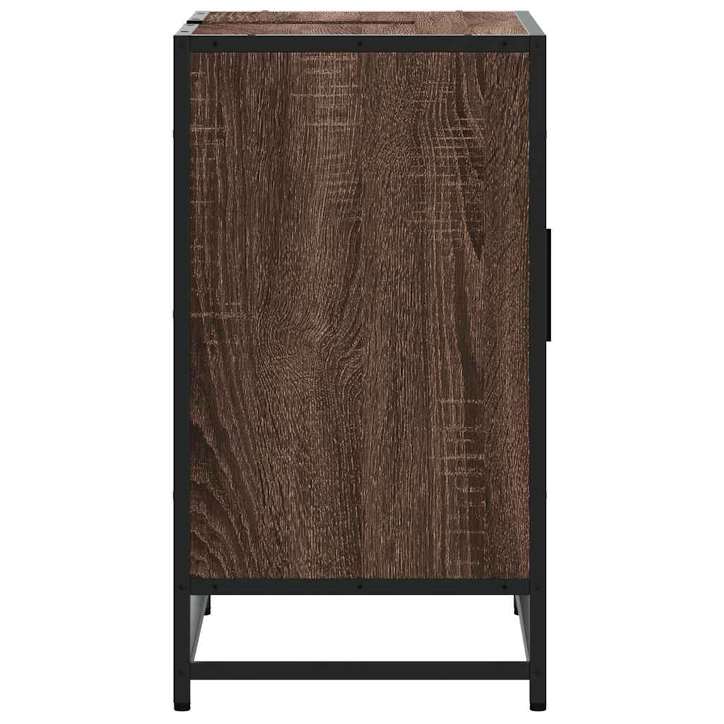 Washbasin Cabinet Brown Oak Look 65x33x60 cm