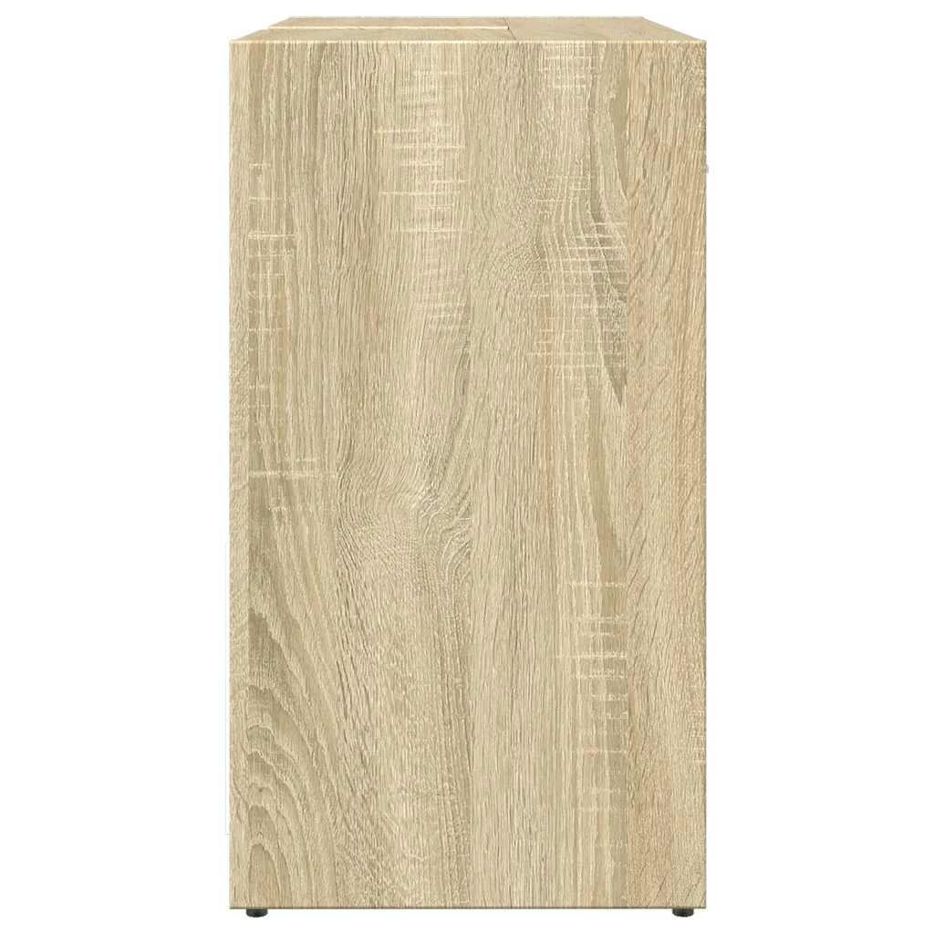 Washbasin base cabinet Sonoma oak 60x33x60 cm wood material