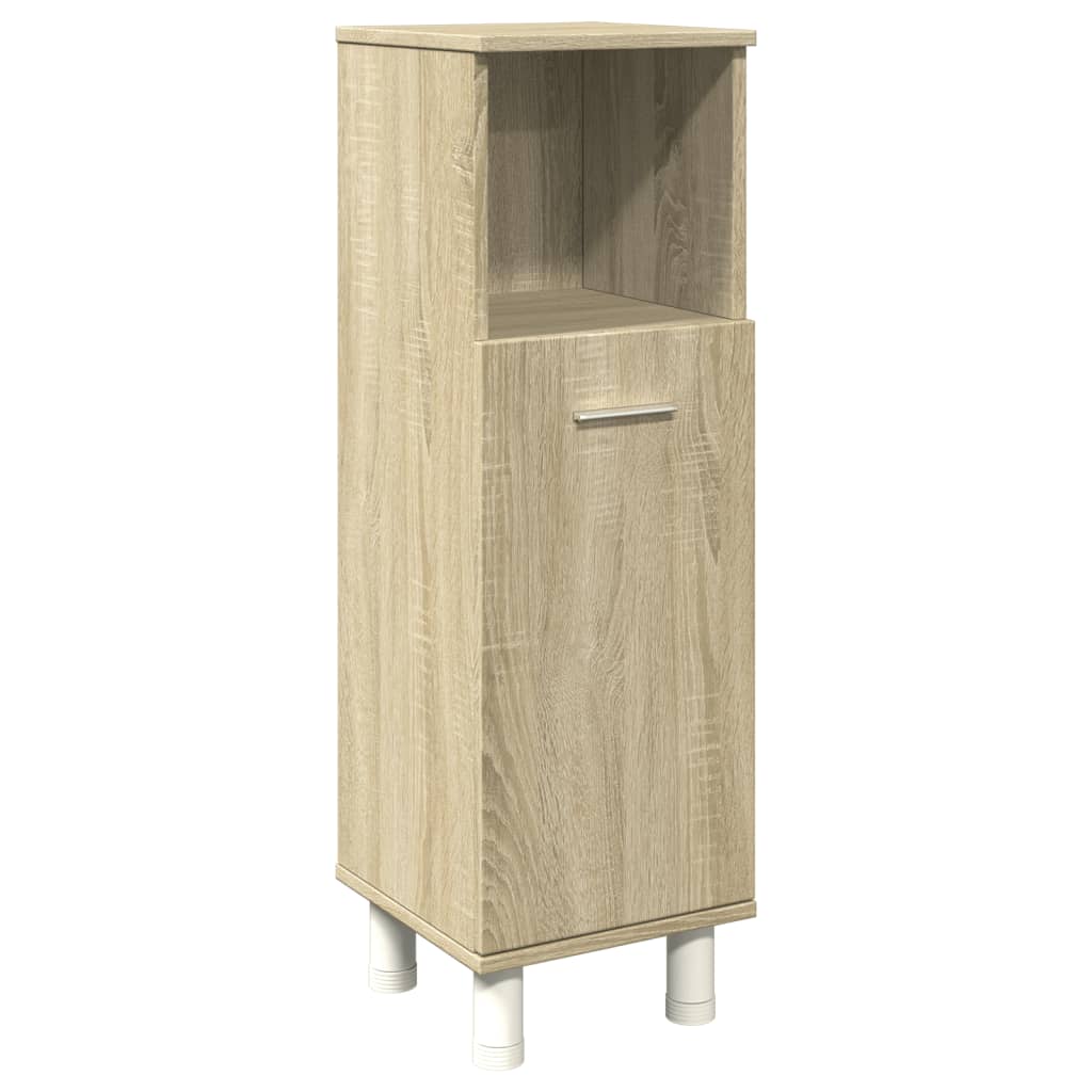 Bathroom Cabinet Sonoma Oak 30.5x30x95 cm Wood Material