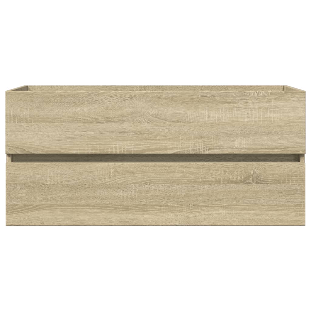 Washbasin cabinet Sonoma oak 100x38.5x45 cm wood material