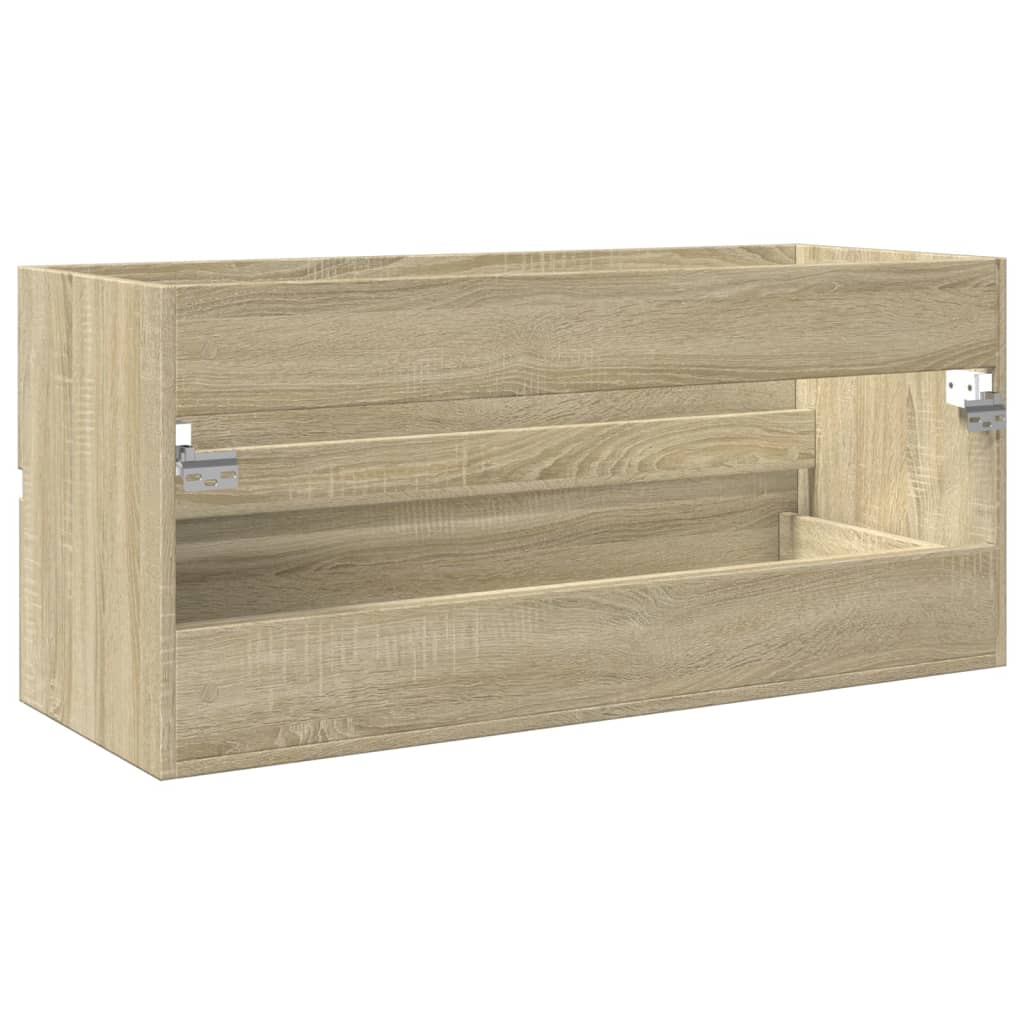 Washbasin cabinet Sonoma oak 100x38.5x45 cm wood material