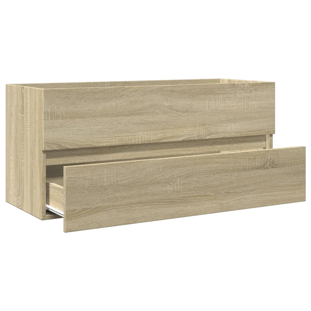 Waschbeckenschrank Sonoma-Eiche 100x38,5x45 cm Holzwerkstoff