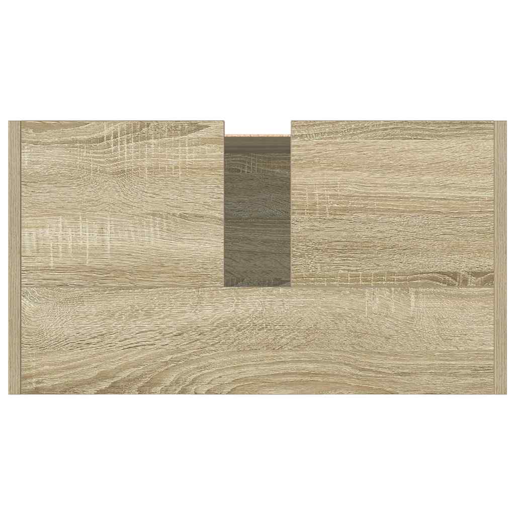 Badschrank Sonoma-Eiche 58x33x60 cm Holzwerkstoff