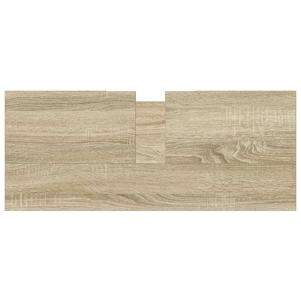 Badschrank Sonoma-Eiche 80x33x60 cm Holzwerkstoff