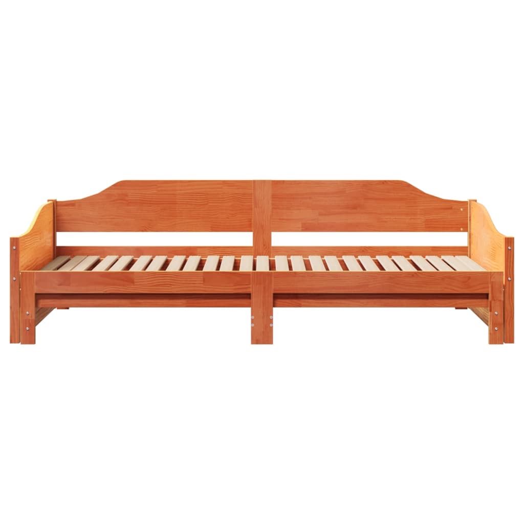 Daybed extendable without mattresses 90x190 cm solid wood