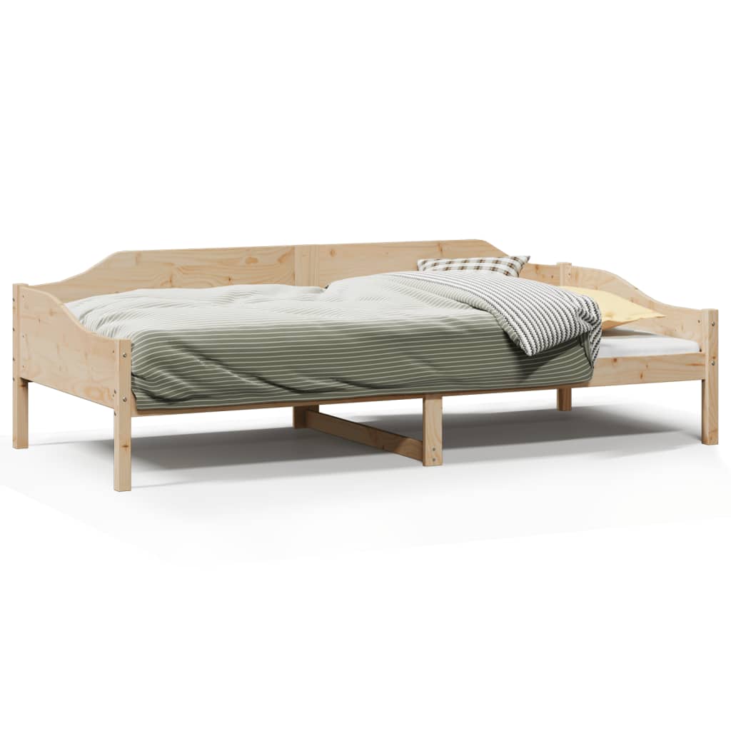 Solid wood bed without mattress 80x200 cm pinewood