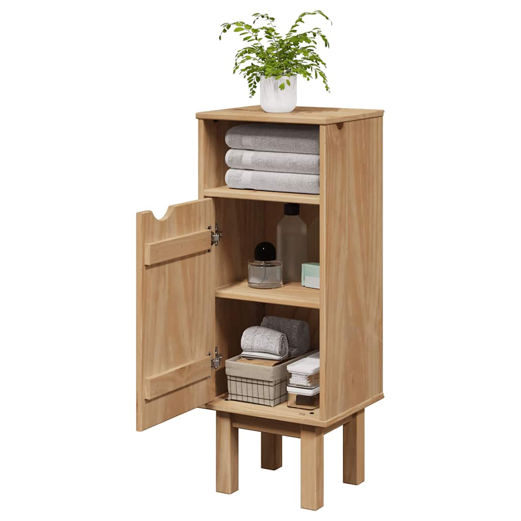 Bathroom cabinet OTTA 35x30x90 cm solid pine