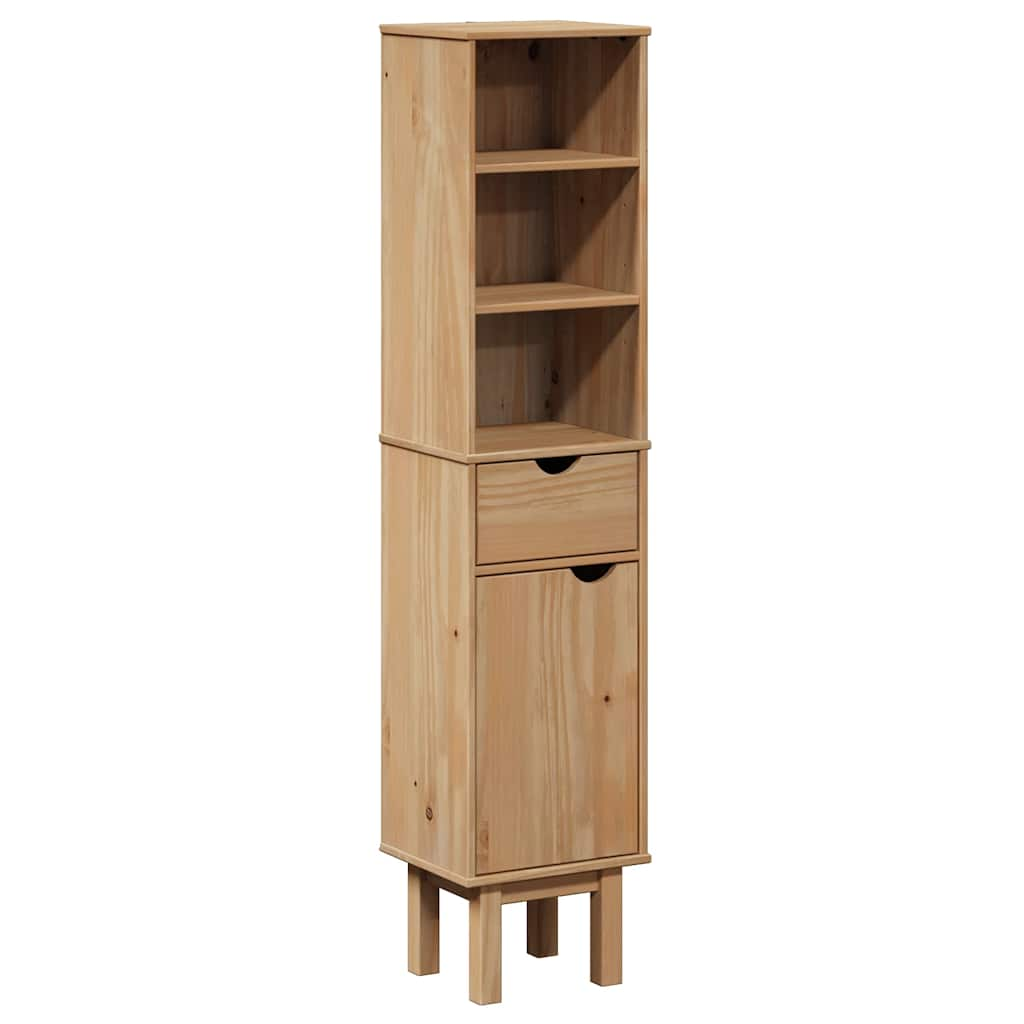 Bathroom cabinet OTTA 35x30x159 cm solid pine