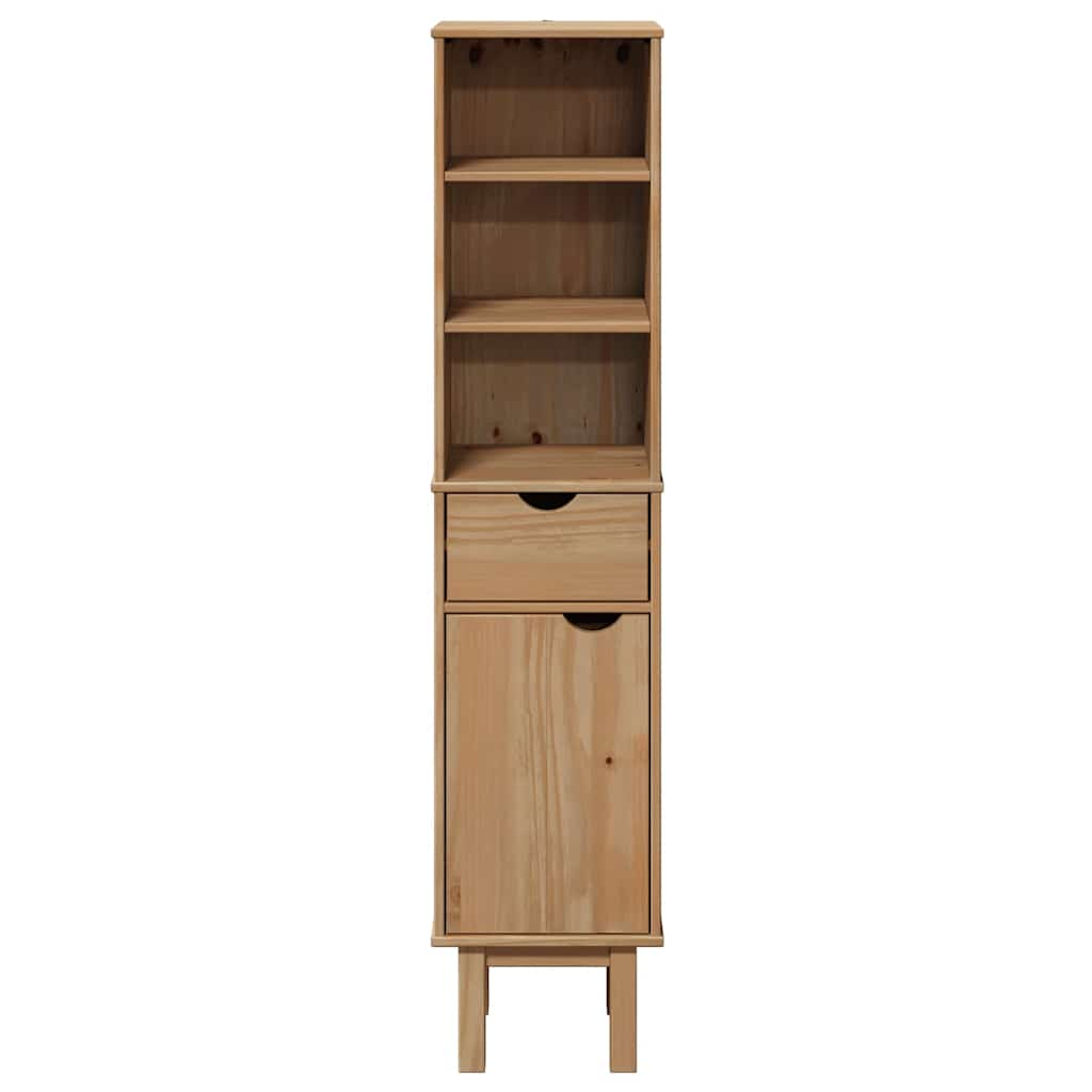 Badschrank OTTA 35x30x159 cm Massivholz Kiefer