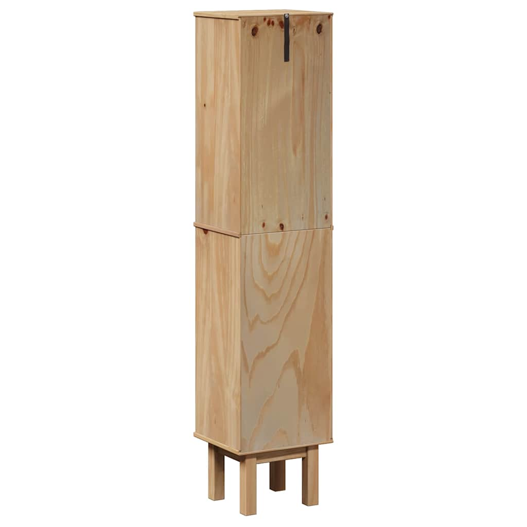 Bathroom cabinet OTTA 35x30x159 cm solid pine