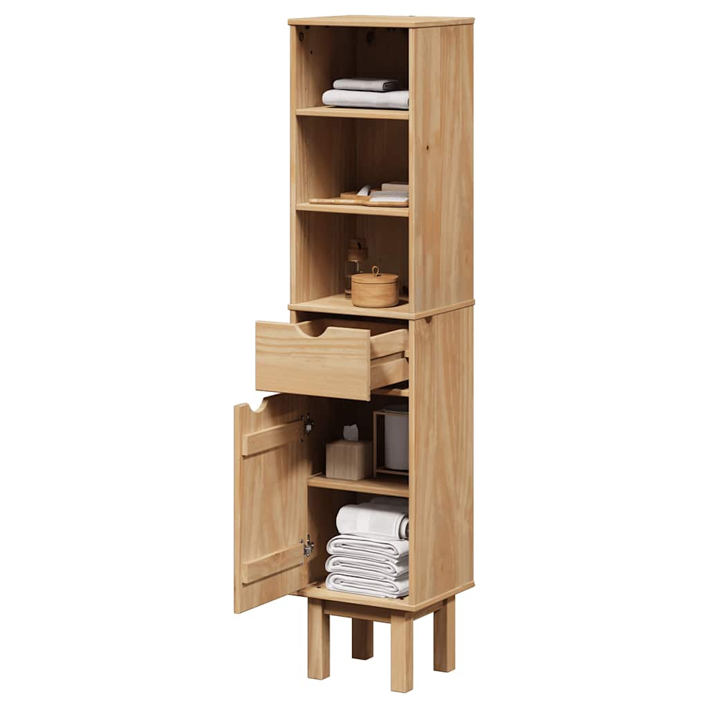 Bathroom cabinet OTTA 35x30x159 cm solid pine