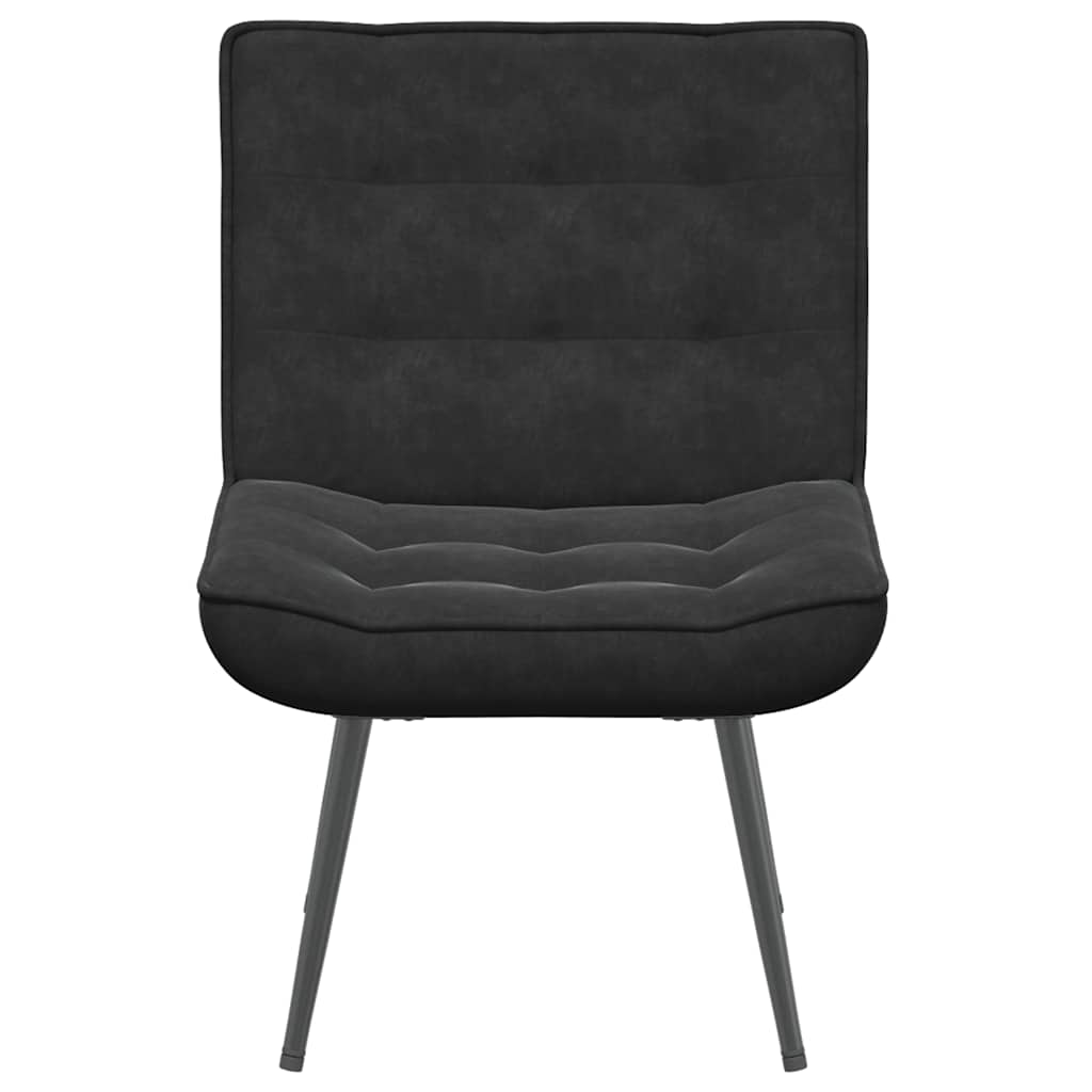 Relaxing Chair Black 64x74x84 cm Velvet