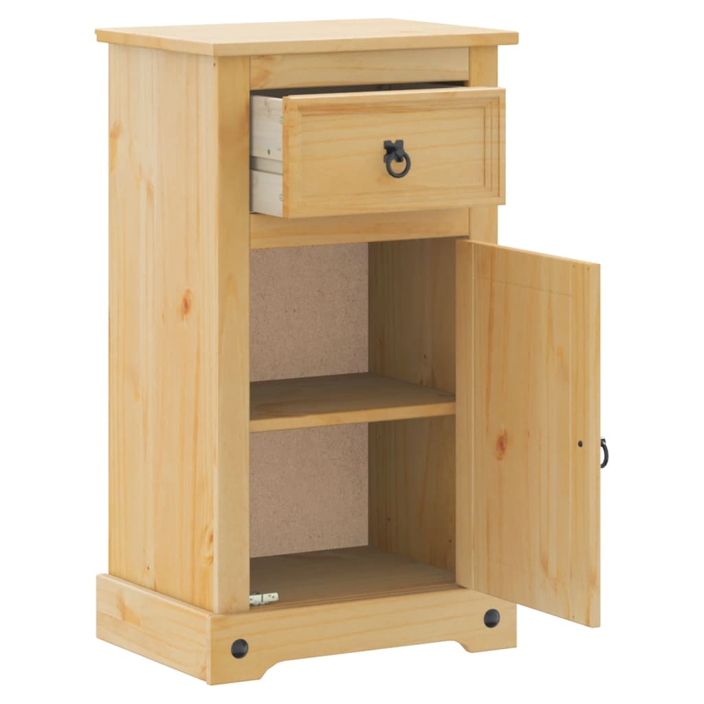 Bathroom cabinet Corona 45x33x80 cm solid pine wood