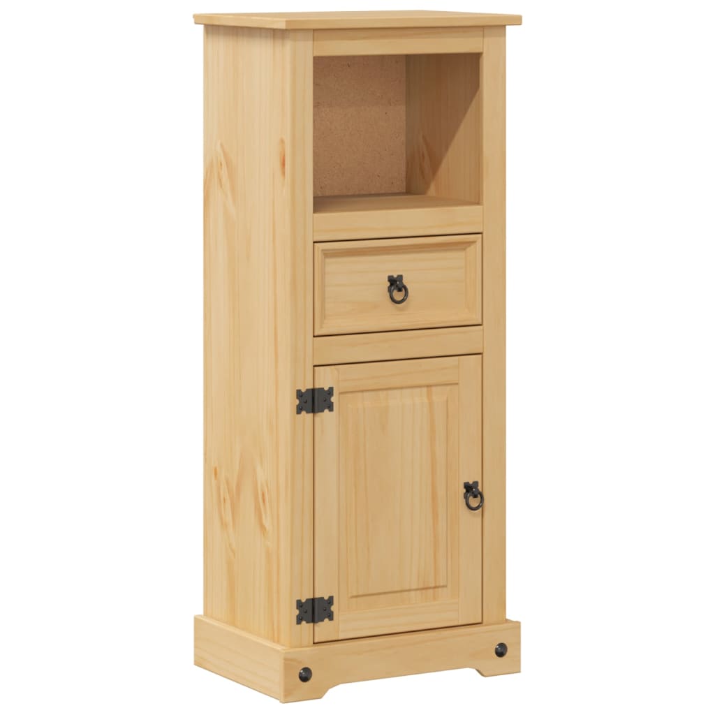 Bathroom cabinet Corona 45x33x110 cm solid pine wood