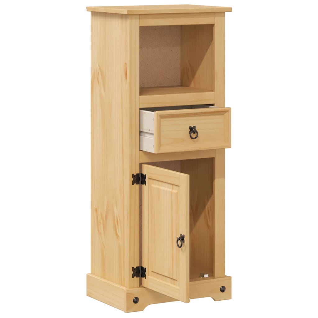 Bathroom cabinet Corona 45x33x110 cm solid pine wood