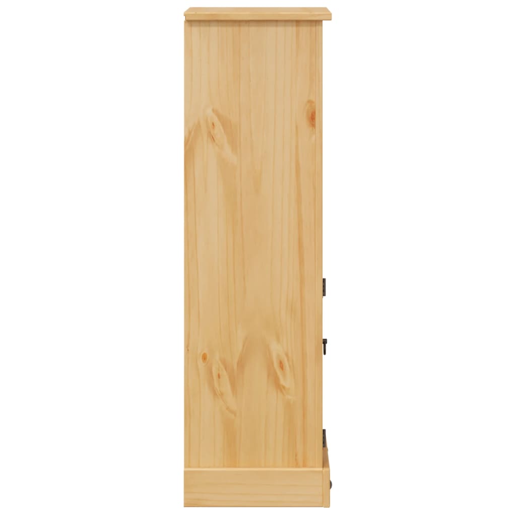 Bathroom cabinet Corona 45x33x110 cm solid pine wood