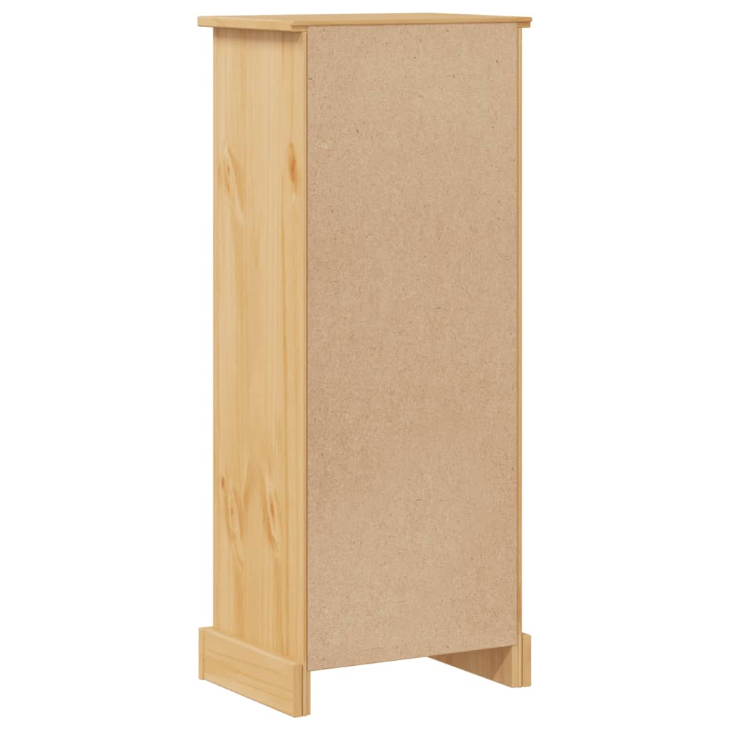 Bathroom cabinet Corona 45x33x110 cm solid pine wood