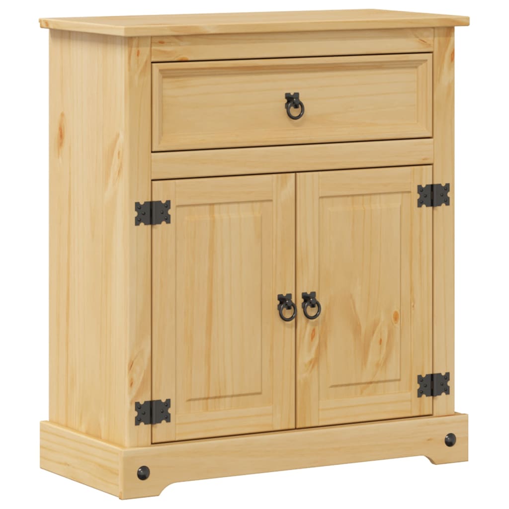 Bathroom cabinet Corona 70x33x80 cm solid pine wood