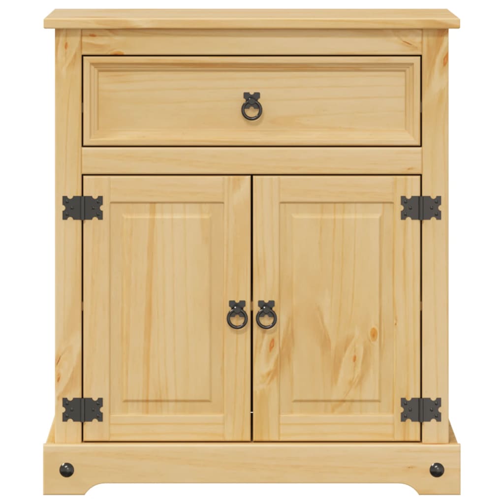 Bathroom cabinet Corona 70x33x80 cm solid pine wood