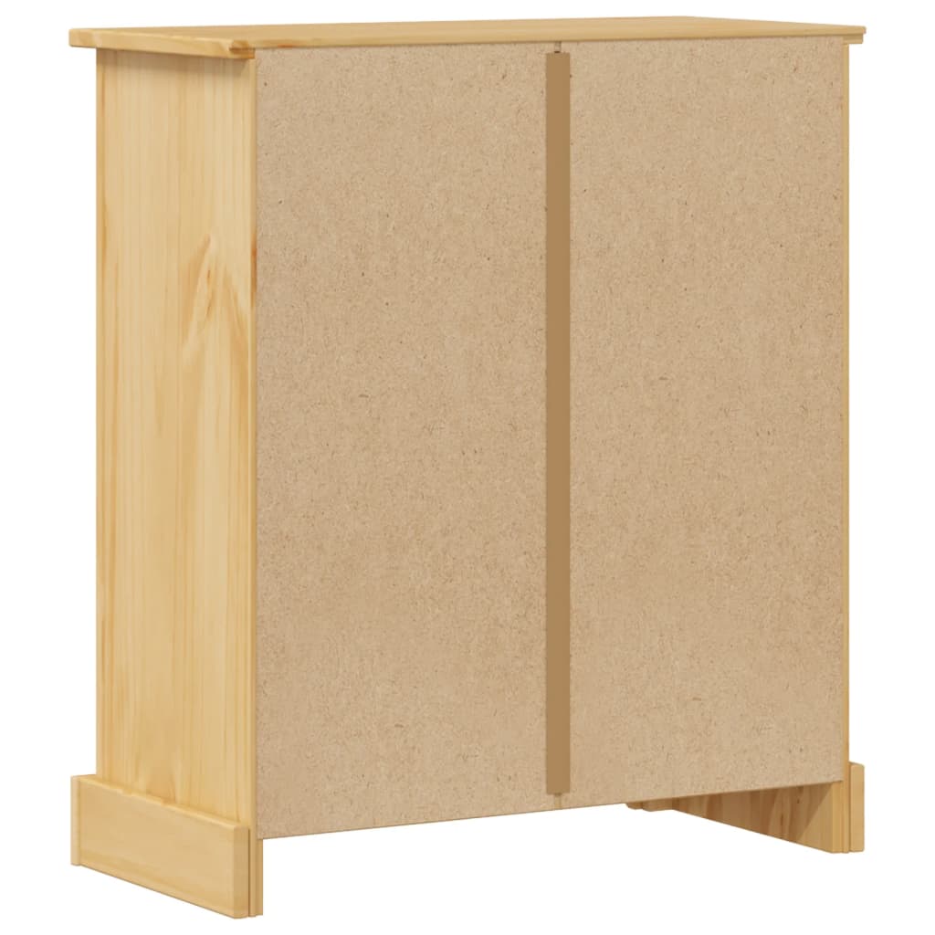 Bathroom cabinet Corona 70x33x80 cm solid pine wood