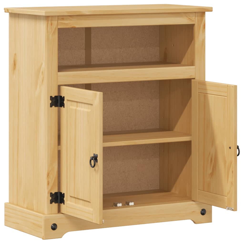 Bathroom cabinet Corona 70x33x80 cm solid pine wood