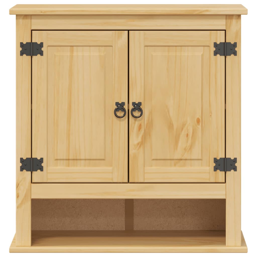 Bathroom wall cabinet Corona 70x33x71.5 cm solid pine