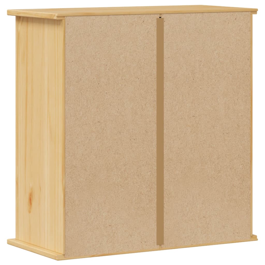 Bathroom wall cabinet Corona 70x33x71.5 cm solid pine