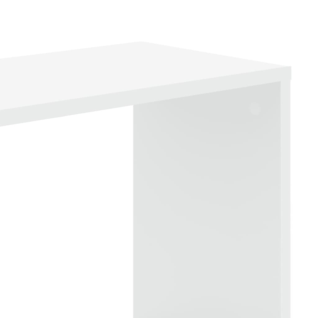 Bookcase 5 Shelves White 80.5x23.5x162.5 cm Wood Material