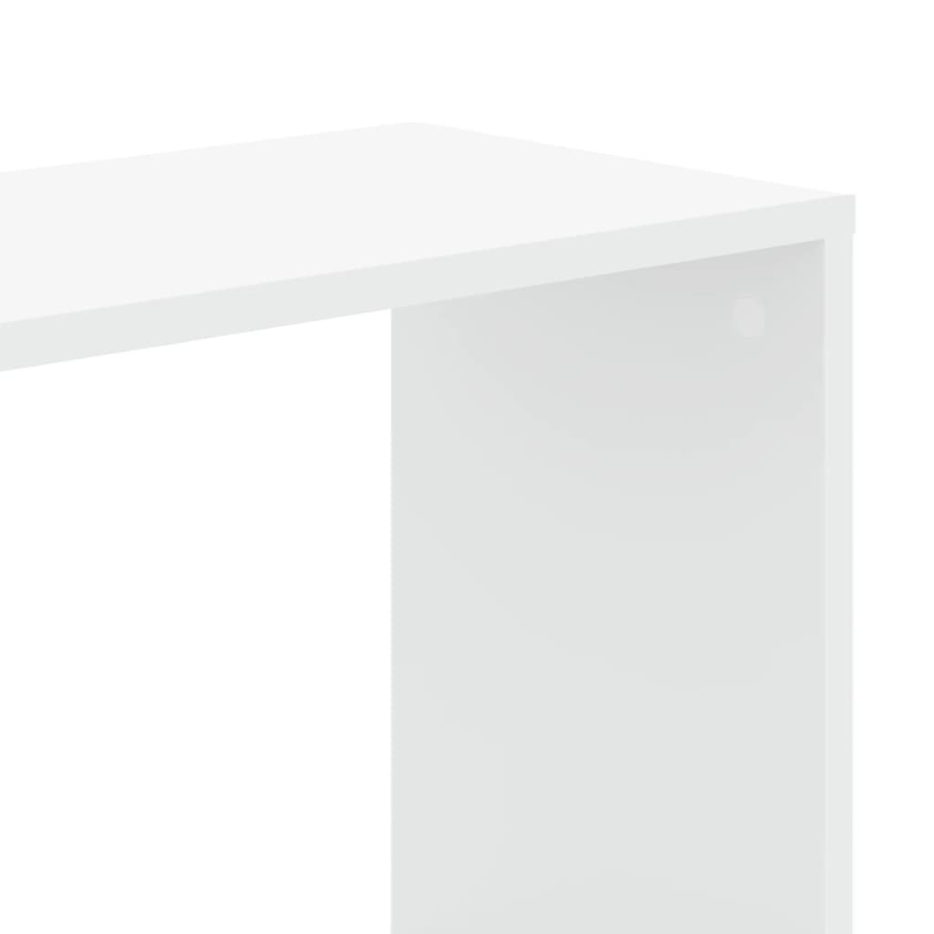 Bookcase 5 Shelves White 45x23.5x162.5 cm Wood Material