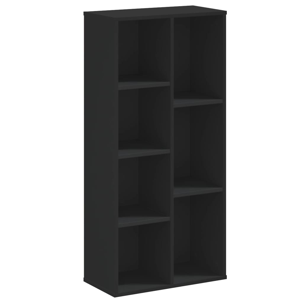 Bookshelf Black 50x25x105 cm Wood Material