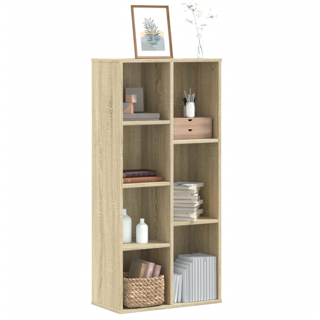 Bücherregal Sonoma-Eiche 50x25x105 cm Holzwerkstoff