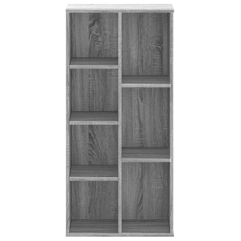 Bookshelf Gray Sonoma 50x25x105 cm Wood Material