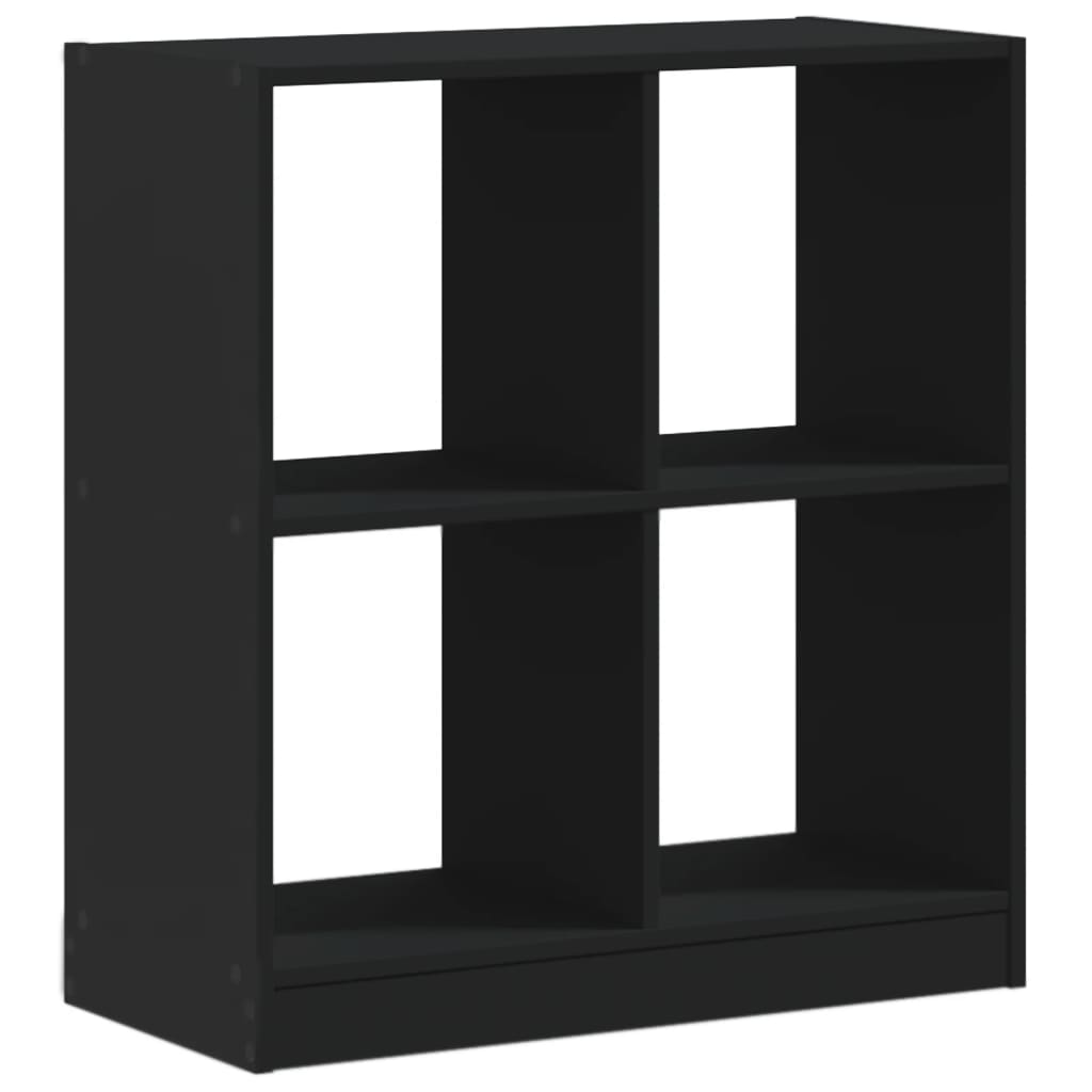 Bookshelf Black 68.5x32x75 cm Wood Material